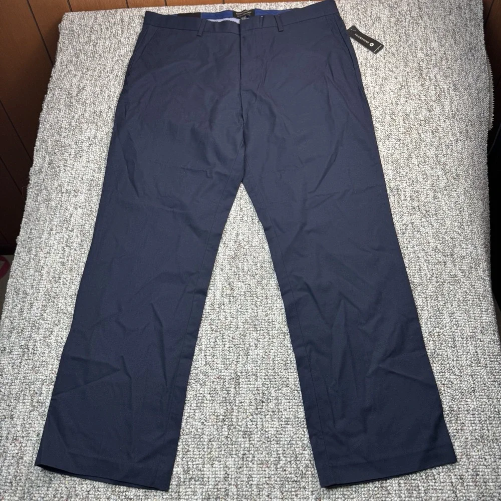 Banana Republic Dress Pants Mens 38x32 Non-Iron Tailored Slim Fit Blue NWT